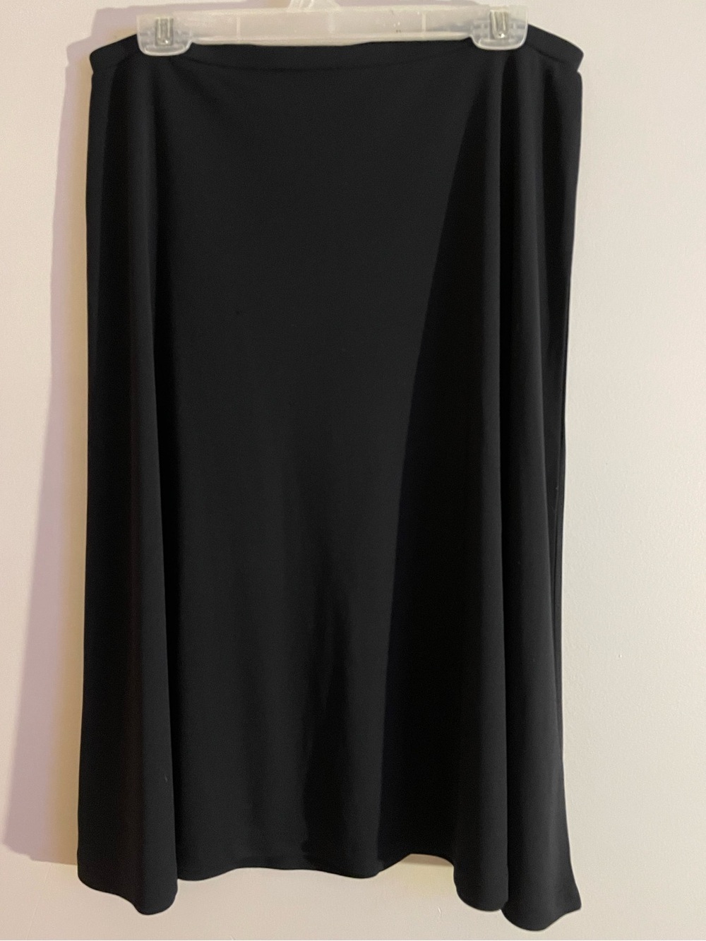 croft & barrow Black Midi A-Line Skirt